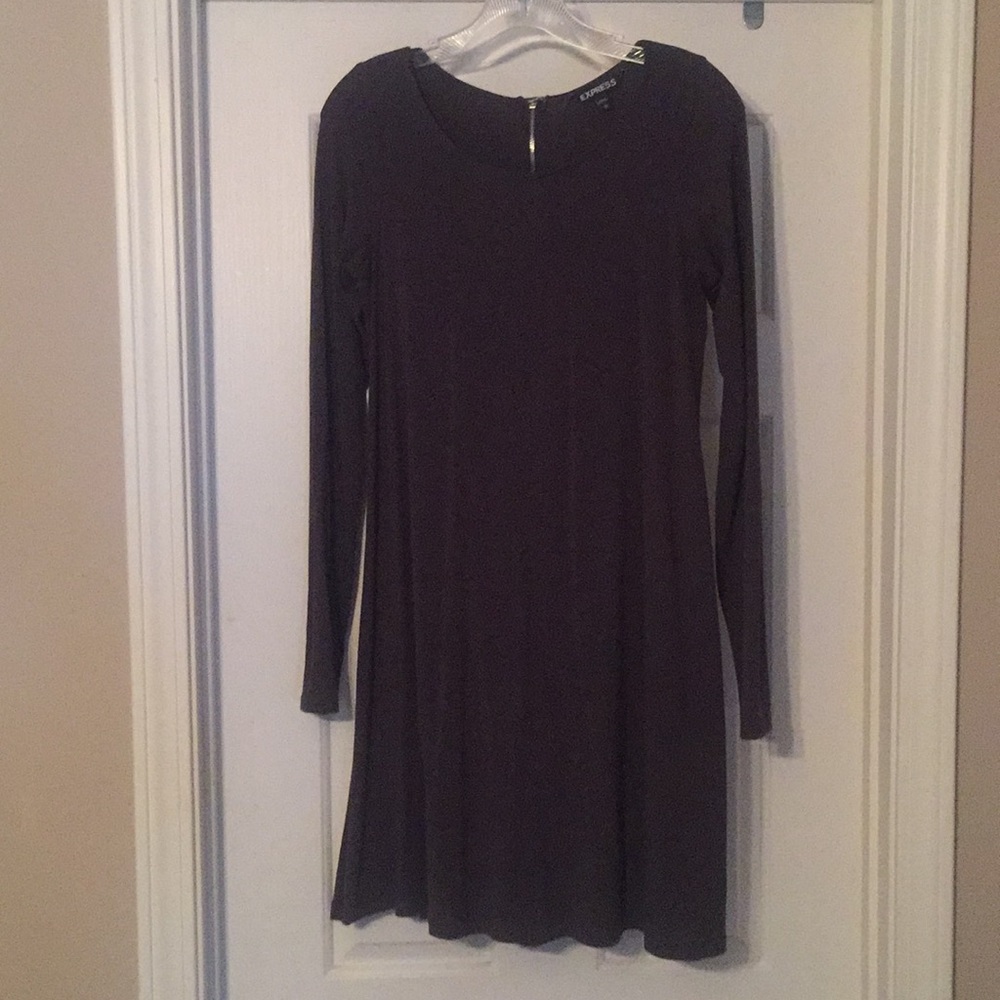 Long sleeve cotton dress
